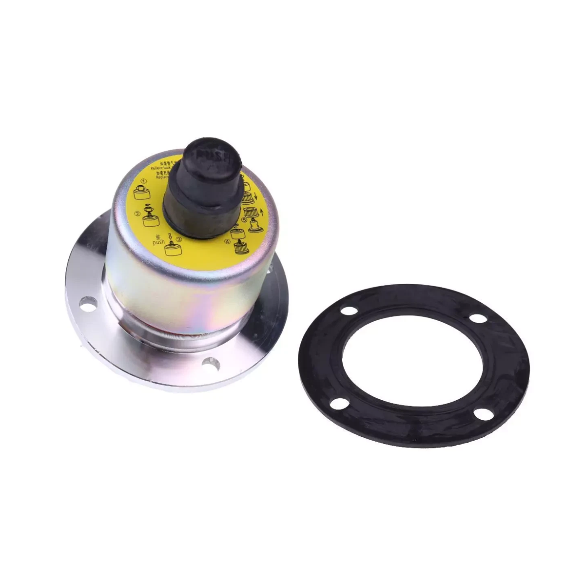 Hydraulic Oil Tank Cap 4434017 for Hitachi EX60-5 EX100-5 EX120-5 EX200-5 EX230-5 EX300-5 - KUDUPARTS