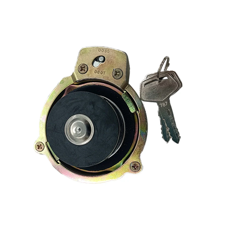 Hydraulic Oil Tank Cap With 2 Keys 17A-60-11310 for Komatsu PC200-6 PC210-6 PC220-6 PC240-6 PC200-8 PC400-8 PC800-8 Excavator - KUDUPARTS