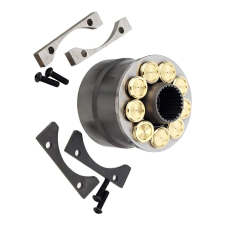 Hydraulic Pump Rotary 100-3412 for Caterpillar CAT Engine 3116 3176 3196 3306 3406 3126B 3176C 3306B Loader 966H 972G 980G Compactor 825G 826H - KUDUPARTS