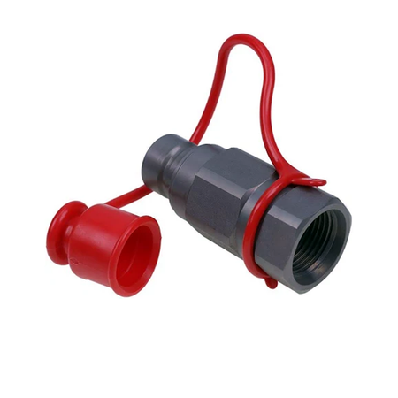 Hydraulic Quick-Connect Coupler KV14218 for John Deere Engine 3029 4024 Loader 240 250 260 270 280 315 317 320 325 328 332 318D 323D 326D 329D 333D CT322 - KUDUPARTS