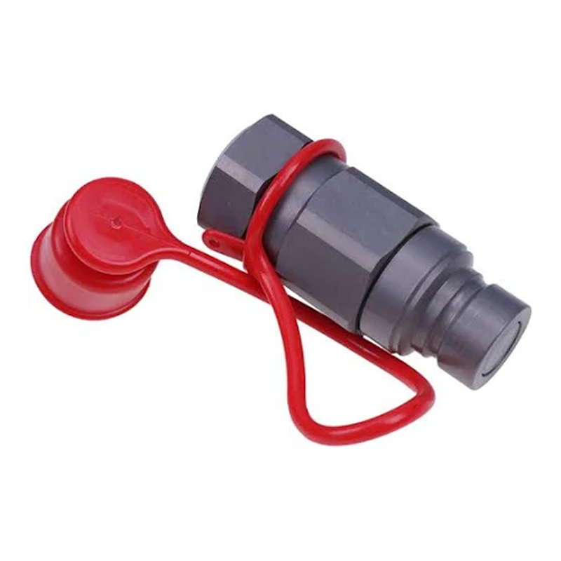 Hydraulic Quick-Connect Coupler KV14218 for John Deere Engine 3029 4024 Loader 240 250 260 270 280 315 317 320 325 328 332 318D 323D 326D 329D 333D CT322 - KUDUPARTS