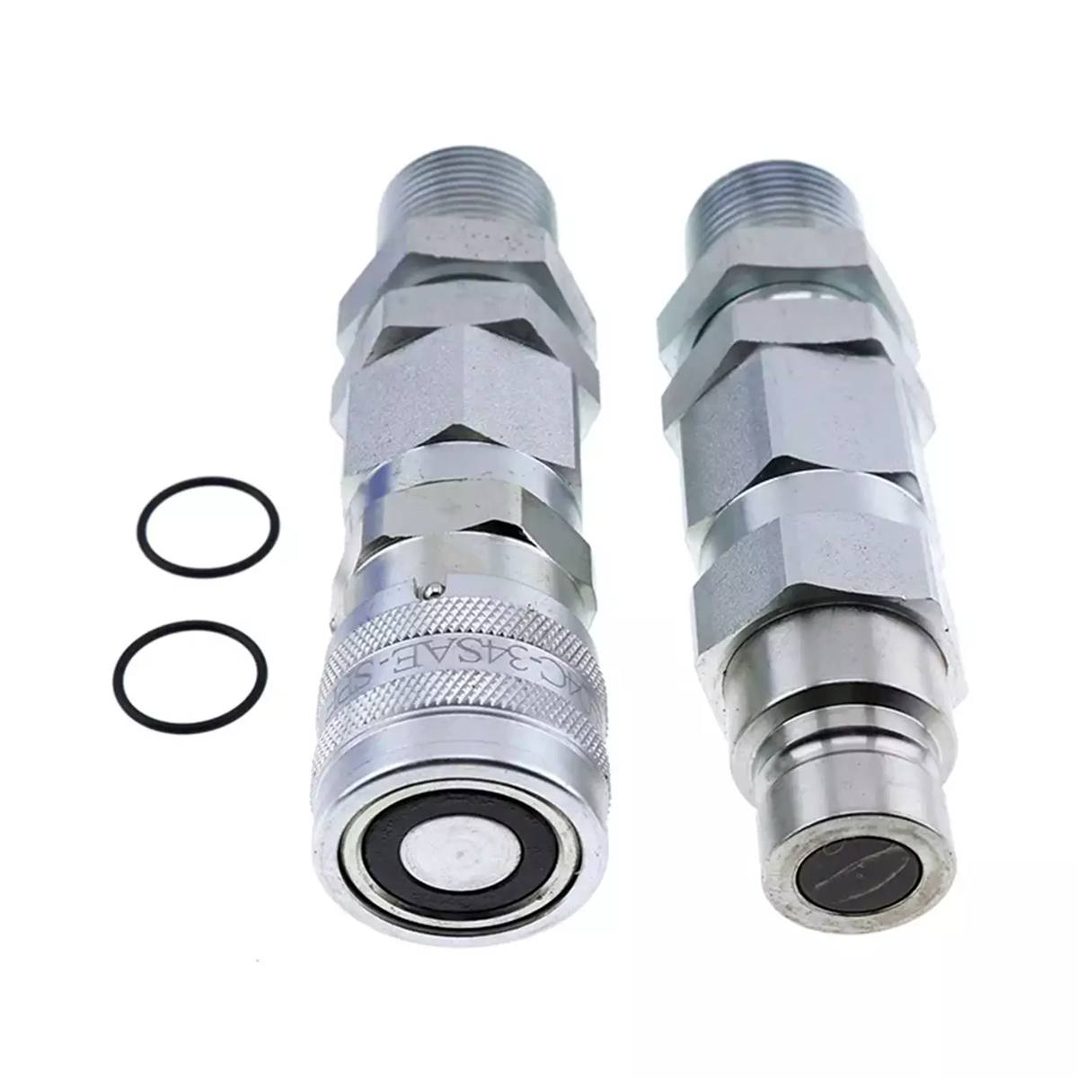Hydraulic Quick-Connect Coupler Kit AT312877 KV13884 for John Deere 332 326D 280 332D 325 333D 270 328 328D 260 - KUDUPARTS