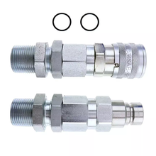 Hydraulic Quick-Connect Coupler Kit AT312877 KV13884 for John Deere 332 326D 280 332D 325 333D 270 328 328D 260