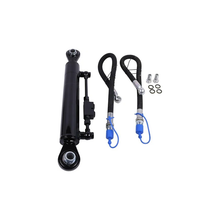 Bras supérieur hydraulique Cat. 2-2 avec bloc de verrouillage 22 3/8" - 33 1/2" avec 2 flexibles et clapet anti-retour à 2 voies