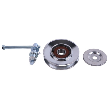 Idler Pulley 255-3018 for Caterpillar CAT Engine 3046 3054 3064 Excavator 311D LRR 312C 312D 314D 315C 318C 320C 320D 323D - KUDUPARTS