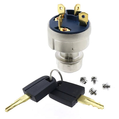 Ignition Starter Switch 163-2660 with 2 Keys for Caterpillar CAT Engine 3054