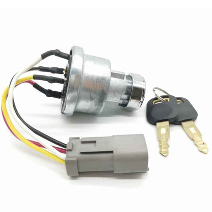 Interrupteur d'allumage 142-8858 avec 2 clés pour chargeur Caterpillar CAT 906 257B 267B 268B 420D