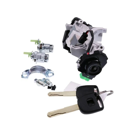 Ignition Switch Cylinder Door Lock & Keys 72185-S9A-013 for Honda CR-V Civic Element Odyssey S2000 - KUDUPARTS