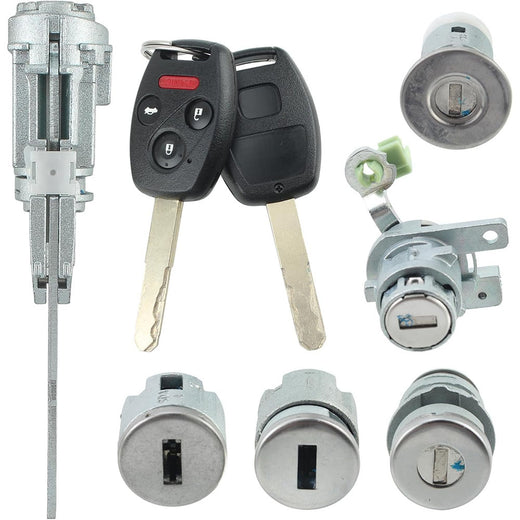 Ignition Switch Cylinder Door Lock & Keys 72185-S9A-013 for Honda CR-V Civic Element Odyssey S2000 - KUDUPARTS