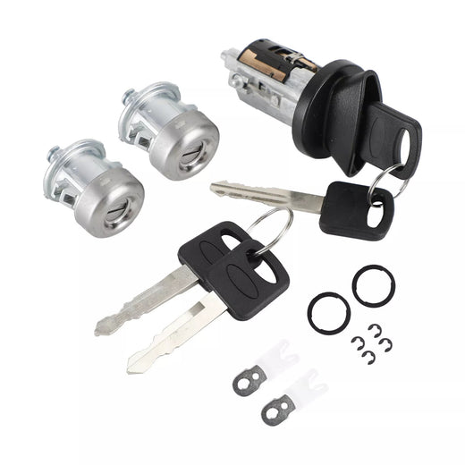 Ignition & Door Lock Cylinder With 4 Keys 703362 for Ford F150 F250 F350 F450 - KUDUPARTS