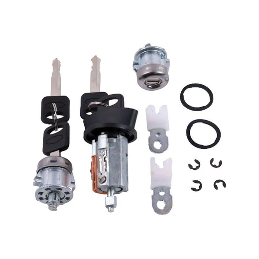 Ignition & Door Lock Cylinder With 4 Keys 703362 for Ford F150 F250 F350 F450 - KUDUPARTS