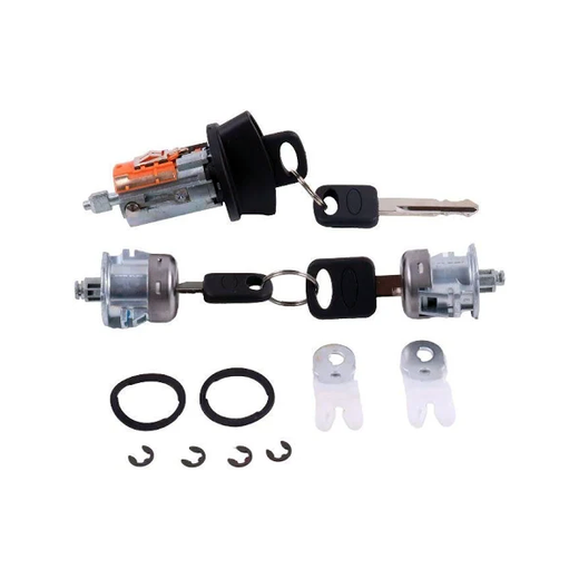 Ignition & Door Lock Cylinder With 4 Keys 703362 for Ford F150 F250 F350 F450 - KUDUPARTS