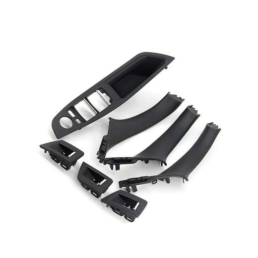 Inner Door Panel Handle Pull Trim Cover Set 51417225873 for BMW 520i 525i 528i 530i 535i 535d 2.0L L4 2.5L 3.0L L6 2010-2016 - KUDUPARTS