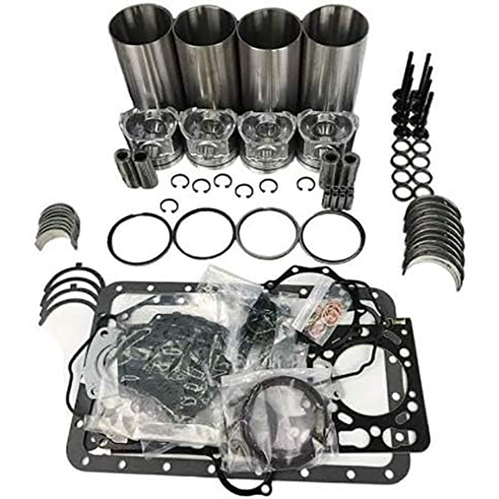 Kubota V2003 V2003E V2003T Engine Overhaul Rebuild Kit for Bobcat 337D 341D Excavator - KUDUPARTS