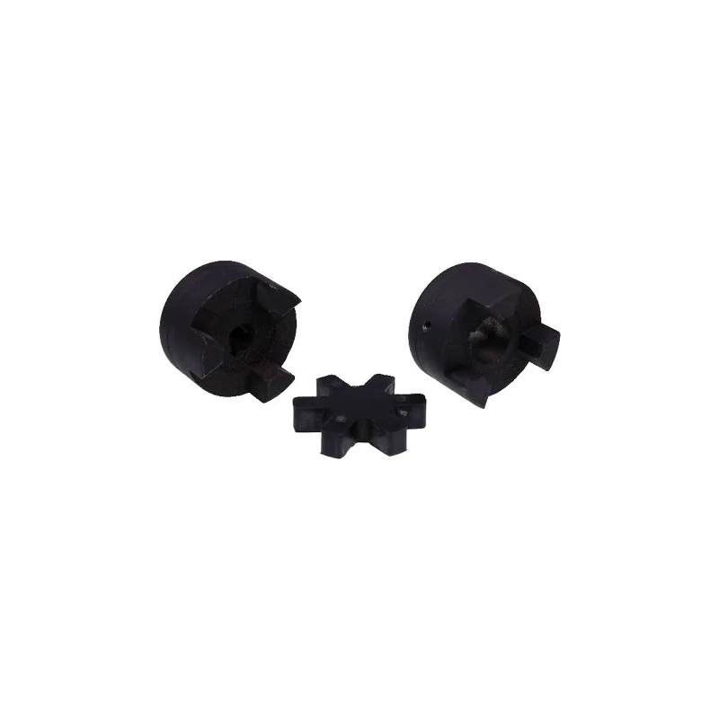 Ensemble de raccords à mâchoires en L et araignée en caoutchouc 5/8" à 1" L095 flexible