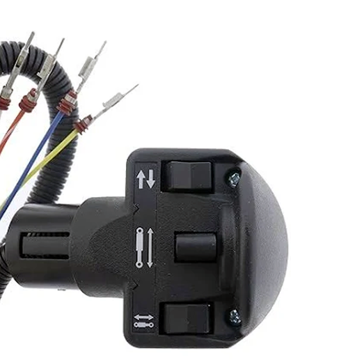 Left Auxiliary Four Switch Handle 6680419 for Bobcat Loader 751 753 763 773 863 873 883 - KUDUPARTS