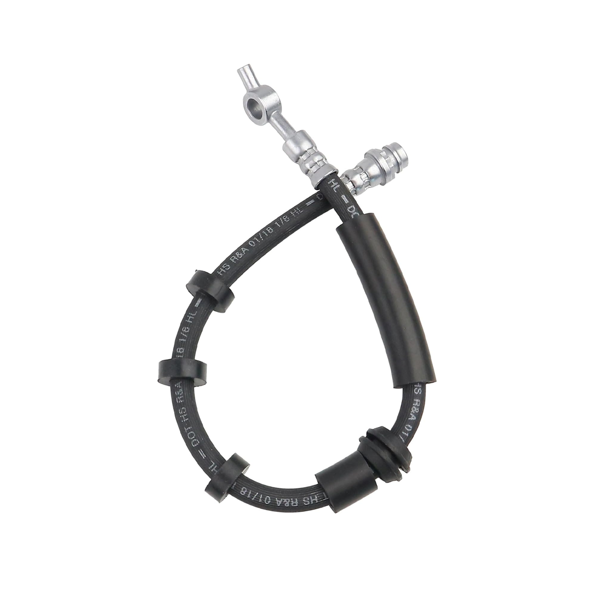 Left Driver Side Front Brake Hose LR075355 LR059121 LR095289 LR135813 for Land Rover Discovery Sport Range Rover Evoque 2.0L - KUDUPARTS