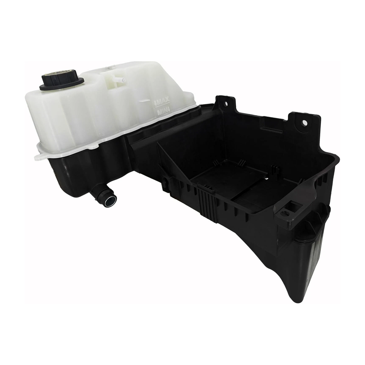 Left Engine Coolant Reservoir Tank BC3Z-8A080-B With Cap for Ford F-250 F-350 F-450 F-550 Super Duty 2011-2016 - KUDUPARTS