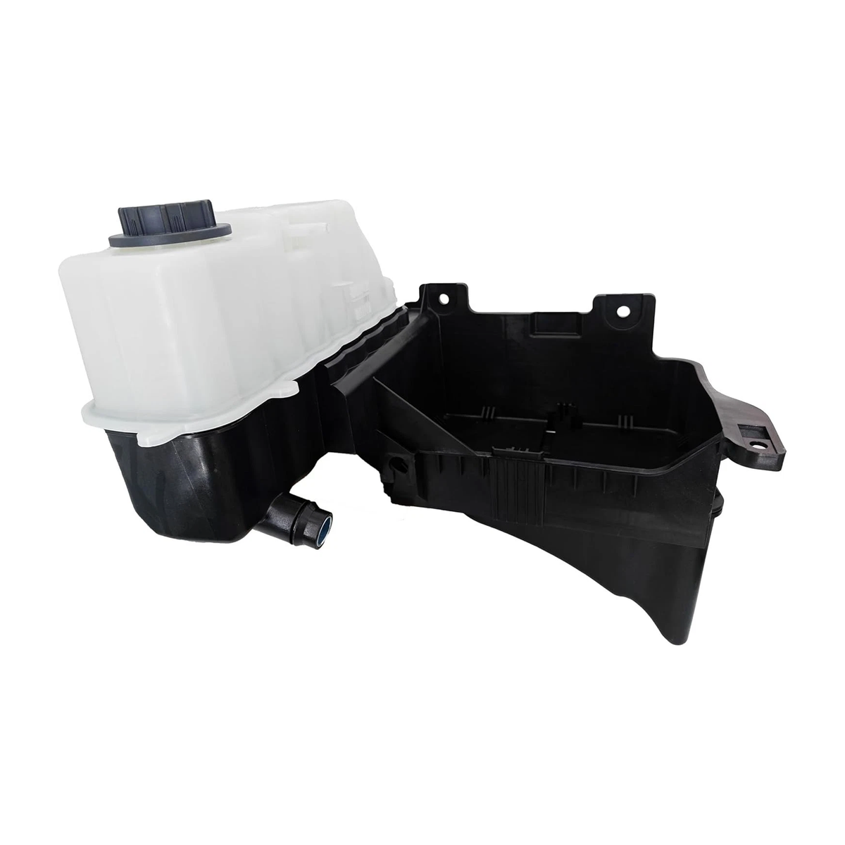 Left Engine Coolant Reservoir Tank BC3Z-8A080-B With Cap for Ford F-250 F-350 F-450 F-550 Super Duty 2011-2016 - KUDUPARTS