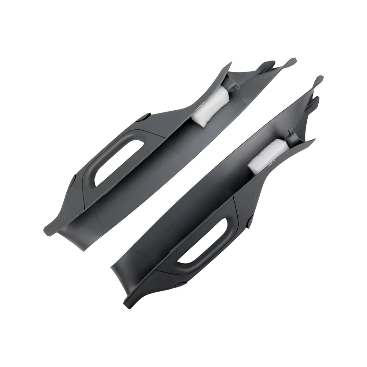 Left Right Interior Trim A Pillar Handle BC3Z-2503599-AC BC3Z-2503598-AC for Ford Truck F-250 F-350 F-450 F-550 - KUDUPARTS