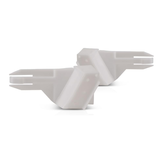 Left & Right Driver Front Bumper Bracket Set 6400A851 6400A852 for Mitsubishi Vehicle Lancer - KUDUPARTS