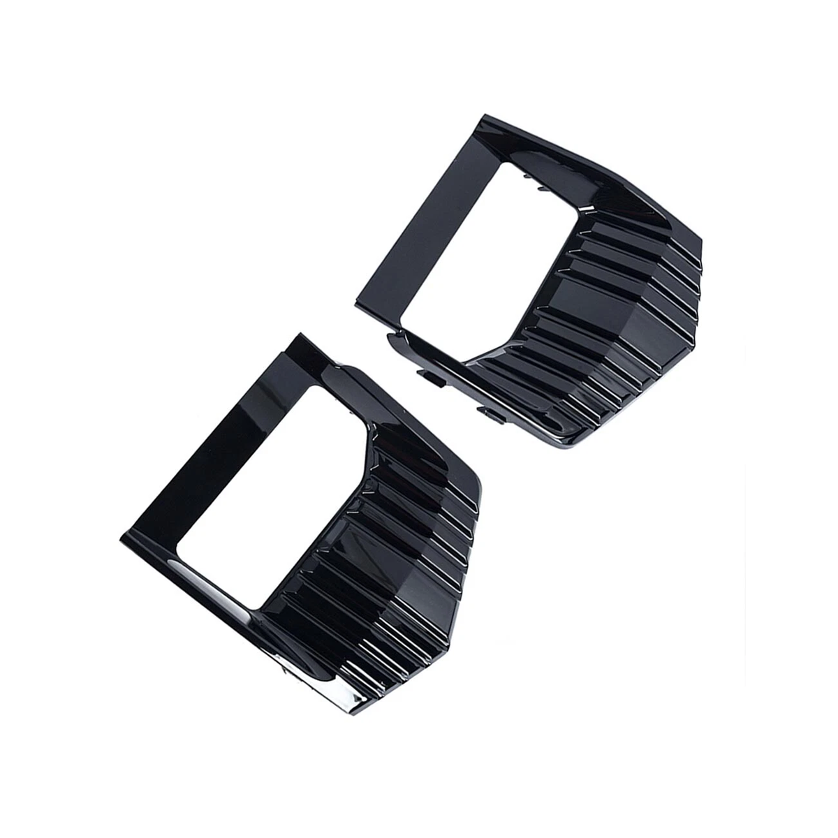 Left & Right Fog Light Grille Lamp Cover Bezel 84882375 84882376 for GMC Yukon XL 2021-2023 - KUDUPARTS