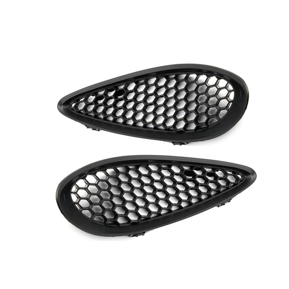 Left & Right Hood Bezel Insert Trim 68090698AB 68090699AB for 12-19 Jeep Grand Cherokee 6.4L Engine