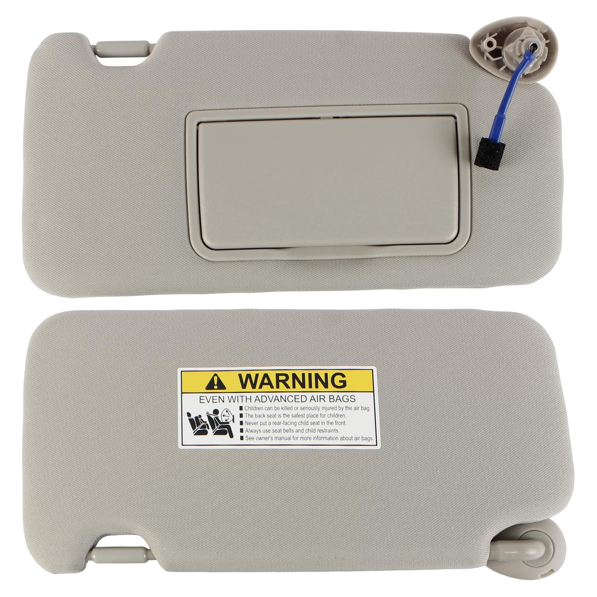 Left & Right Sun Visor 83280-T7W-A11ZA 83230-T7W-A12ZA for Honda HR-V 2016-2022 - KUDUPARTS