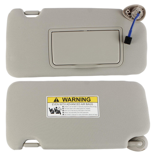 Left & Right Sun Visor 83280-T7W-A11ZA 83230-T7W-A12ZA for Honda HR-V 2016-2022 - KUDUPARTS