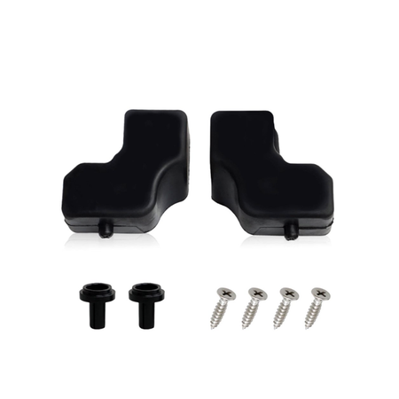Left & Right Tailgate Upper Rubber Bushing Bumper HC3Z-99439A00-A HC3Z-99439A00-B for Ford F-250 F-350 F-450 6.2L 6.7L V8 2017-2022 - KUDUPARTS