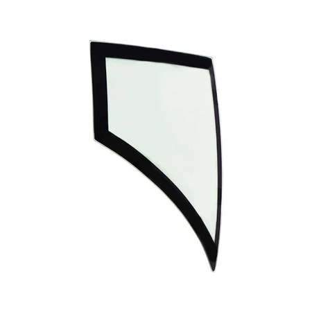 Lower Left Hand Door Glass 205-9588 for Caterpillar CAT Engine 3054C Loader 414E 416E 416F 420E 420F 422E 422F 428E 428F 430E 430F 432E 432F 434E 434F 442E 444E 444F 450E 450F - KUDUPARTS