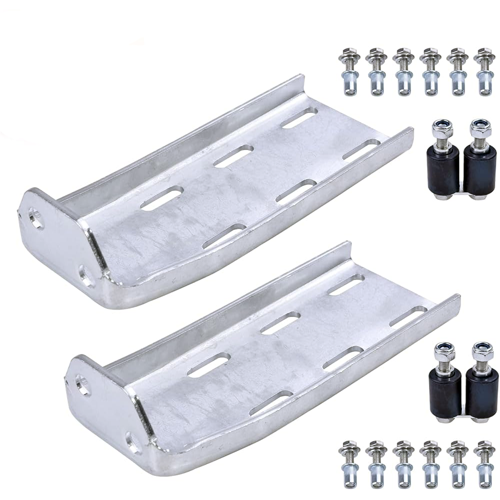 Lower Roller Bracket Kit Bundle With Hardware 13-03593 for Peterbilt 379 Trucks Driver and Passenger Side