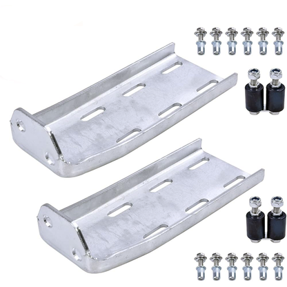 Lower Roller Bracket Kit Bundle With Hardware 13-03593 for Peterbilt 379 Trucks Driver and Passenger Side