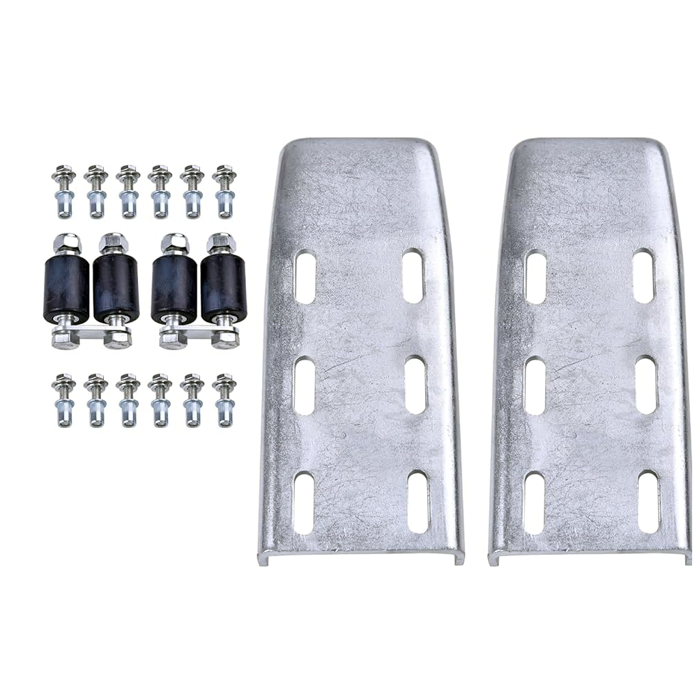 Lower Roller Bracket Kit Bundle With Hardware 13-03593 for Peterbilt 379 Trucks Driver and Passenger Side - KUDUPARTS