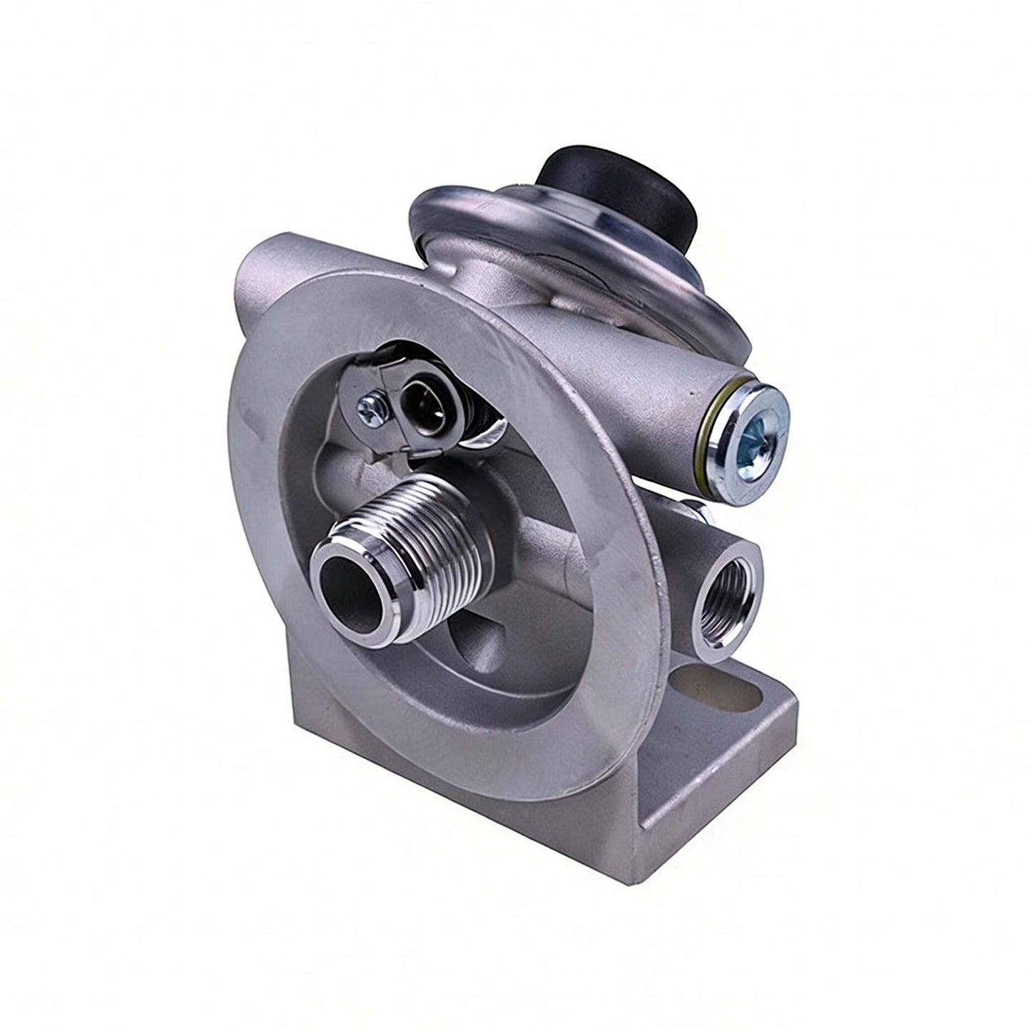M16X1.5MM 1-14" Spin On Mount Hand Priming Pump Diesel Fuel Filter Mounting Base Z140-HLCZB005
