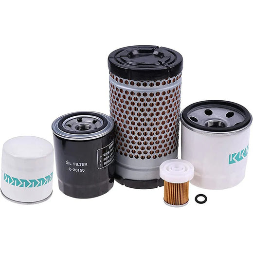 Filter Kit 77700-03365 for Kubota Tractor B2320HSD B2320HSDN B2620HSD B2920HSD - KUDUPARTS