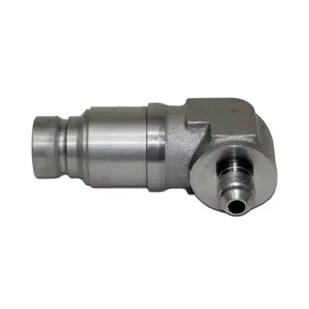 Male Flat Face Coupler with 3/8″ JIC 90 Degree End 7167304 for Bobcat - KUDUPARTS