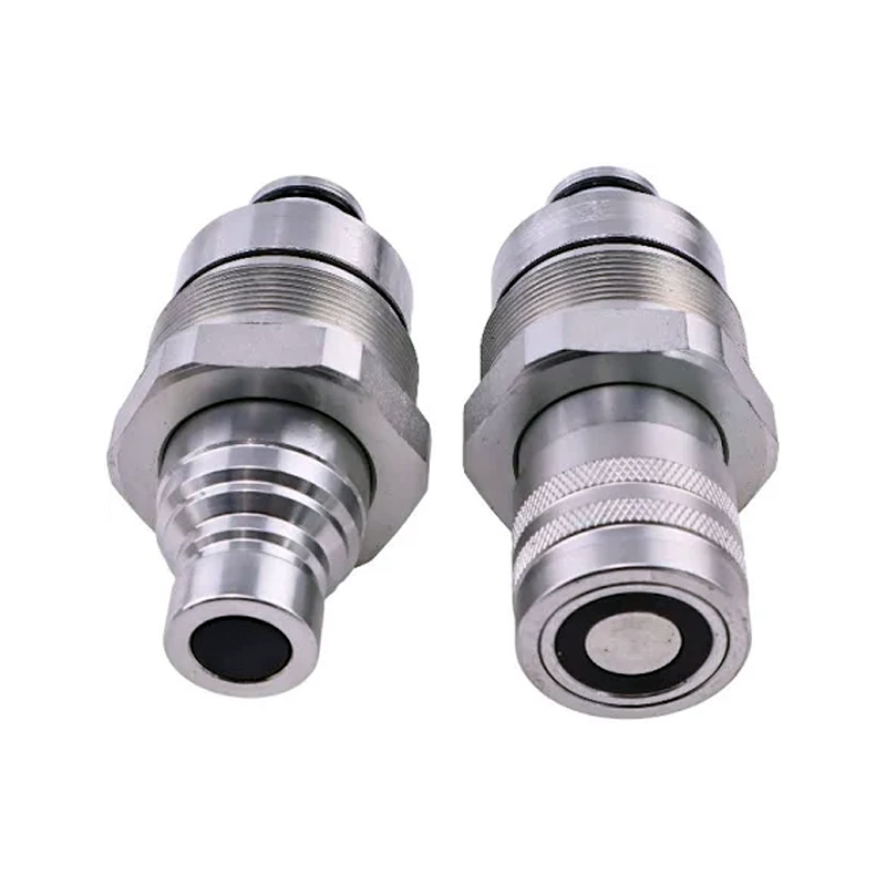 Male & Female Flat Face Coupler Kit 373-6967 373-6968 for Caterpillar CAT 226D 232D 236D 239D 242D 906K 907K 908K Loader - KUDUPARTS