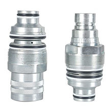 Male & Female Flat Face Coupler Kit 6679837 6680018 for Bobcat S205 S220 S250 S300 S330 S450