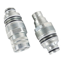 Male & Female Flat Face Coupler Kit 6679837 6680018 for Bobcat T140 T180 T190 T200 T300