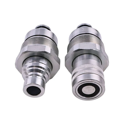 Male & Female Flat Face Coupler Kit 7246799 7246802 for Bobcat S740 S130 S150 S160 S175 S185 S205 S250