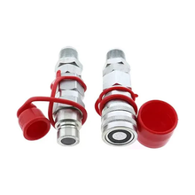 Male & Female Flat Face Coupler Kit AT312876 KV11305 for John Deere 110 210 310 315 320 410 310G 318D 324J 710J