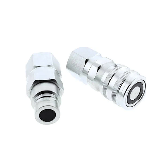 Male & Female Hydraulic Flat Face Quick Coupler Kit 195-6525 195-6526 for Caterpillar CAT - KUDUPARTS