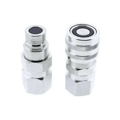 Kit de coupleurs rapides hydrauliques à face plate mâles et femelles 195-6525 195-6526 pour Caterpillar CAT