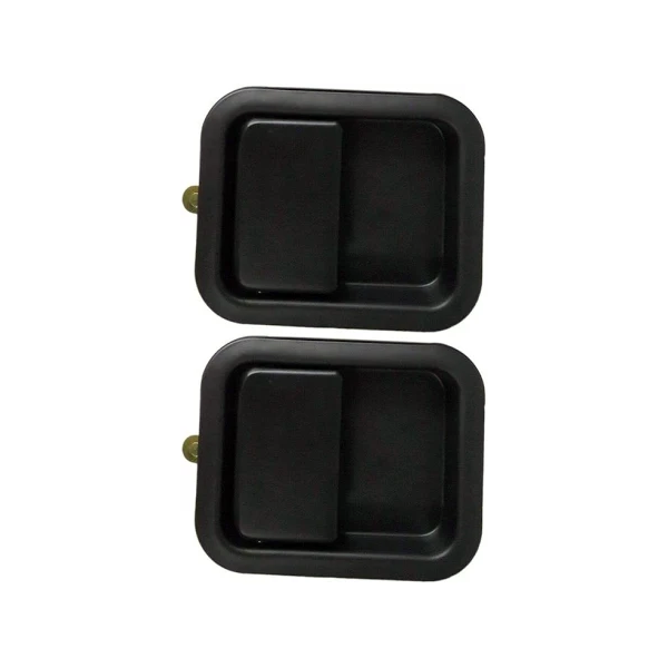 Metal Door Handles Outside Exterior Front LH & RH Pair Set 55176382AE 55076222 55176383AE 55076222 for Jeep Wrangler - KUDUPARTS