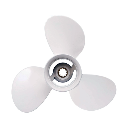 Motor Boat Propeller 664-45947-01-00 664-45947-01-EL for Yamaha Outboard 20 25 30 HP - KUDUPARTS