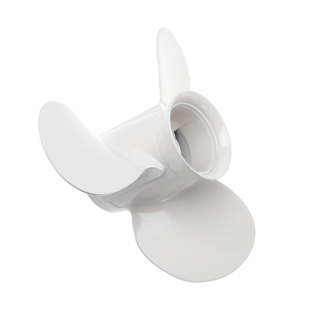 Motor Boat Propeller 664-45947-01-00 664-45947-01-EL for Yamaha Outboard 20 25 30 HP - KUDUPARTS