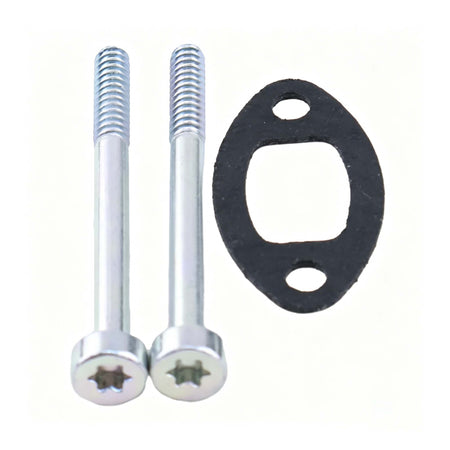 Muffler Bolt and Gasket 4140-149-0602 for Stihl Engine MM 55 Trimmer FS55 Blower BG56 BR600 - KUDUPARTS
