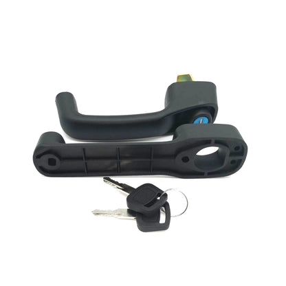 New Front Door Latch Handle w/Bezel 7109662 for Bobcat 751 753 763 773 863 S185 S205 S220 S250 S300 S330 T110 T140 T180 T190 T200.