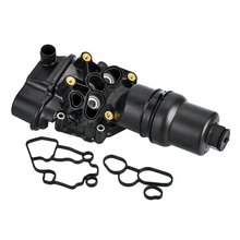 Oil Filter Housing Cooler Assembly 06F115397H 06F115397J for Audi A3 A4 TT TTS Volkswagen Eos Golf R GTI Jetta Passat